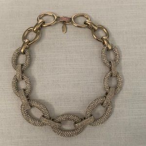 Ann Taylor Crystal Chain Necklace